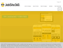 Tablet Screenshot of jobsite360.com